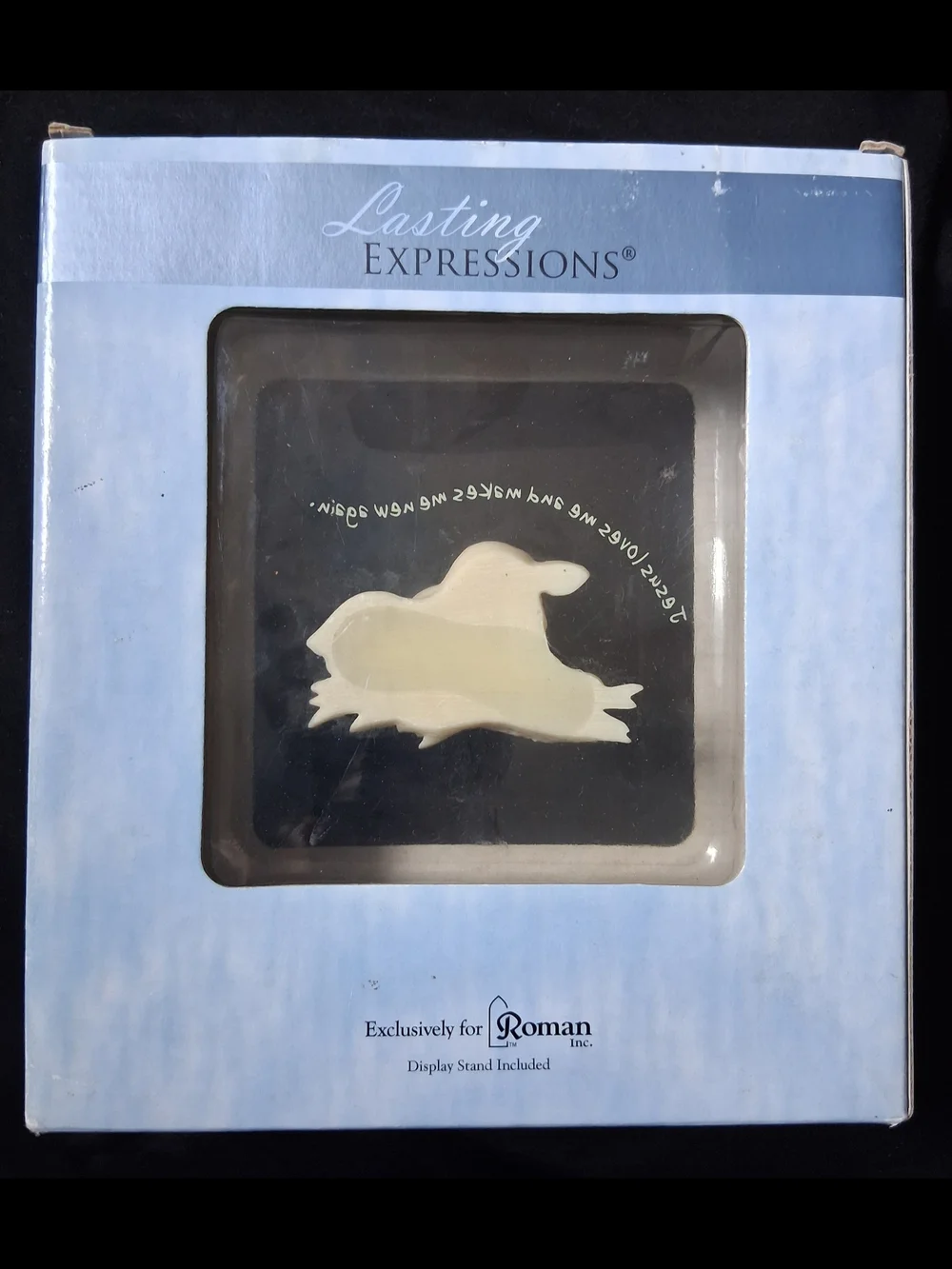 Vintage Expressions Collection White Lamb Figurine by Roman Inc.